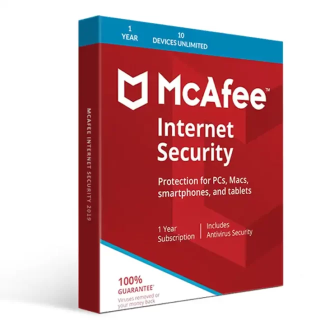 Clé McAfee Internet Security